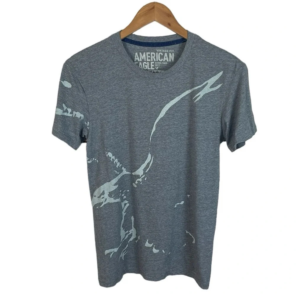 TS122 Mens American Eagle Outfitters Vintage Fit Graphic T Shirt XS
